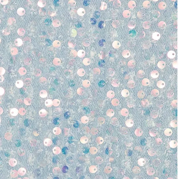 Superdown Claudia Sequin Denim Strapless Dress in Light Wash NWT Size S - Picture 4 of 9